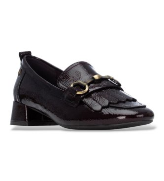 Carmela Mocassins de Pele 164362 grená