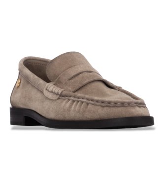 Carmela Mocassins de Pele 164389 taupe