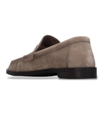 Carmela Mocassins de Pele 164389 taupe