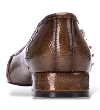 Carmela Sapatos de Pele 164397 taupe