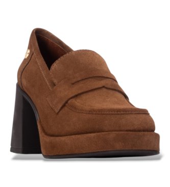 Carmela Mocassins de Couro 164400 marrom