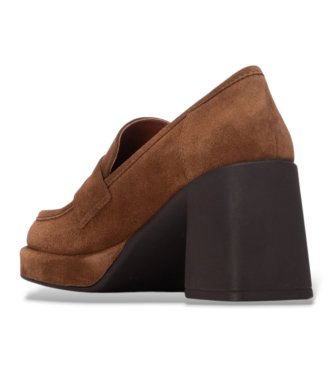 Carmela Mocassins de Couro 164400 marrom