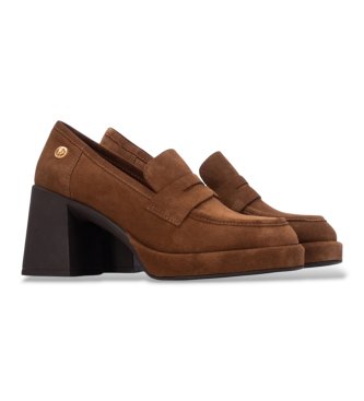 Carmela Mocassins de Couro 164400 marrom