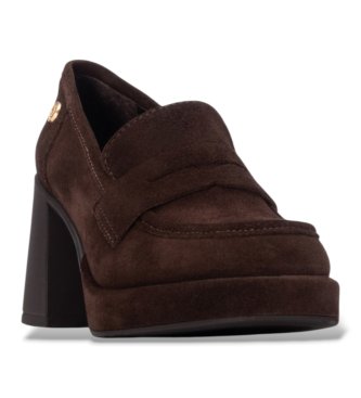 Carmela Mocassins de Couro 164400 marrom