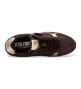 Xti Brown sneakers 146368