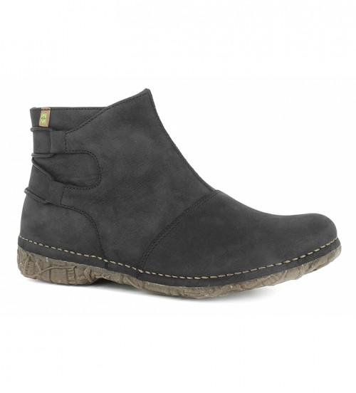 El Naturalista Botines De Piel N917 Angkor Negro