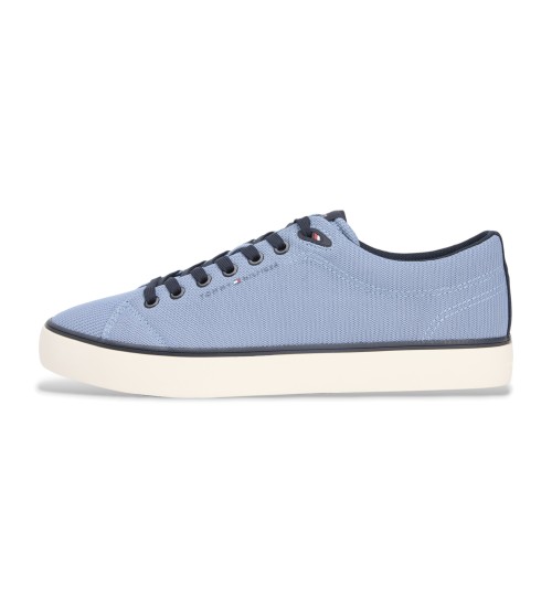 Tommy Hilfiger Zapatillas De Malla Con Logo Bordado Azul