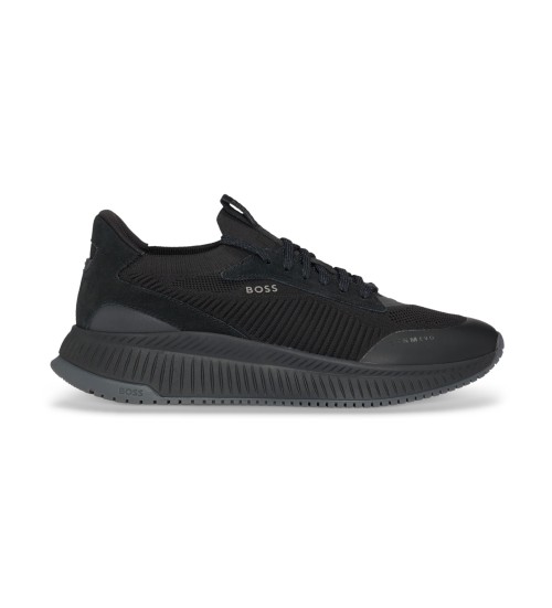 BOSS Zapatillas TTNM Evo Con Empeines De Punto Negro