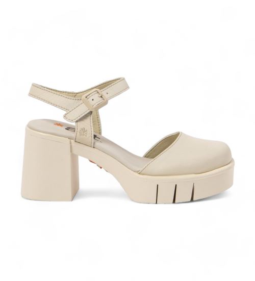 ART Sandalias De Piel 1991 Eivissa Beige