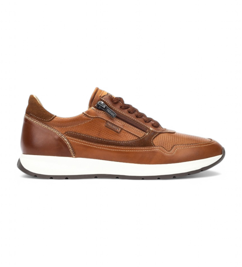 Pikolinos Zapatillas De Piel Getafe Marrón