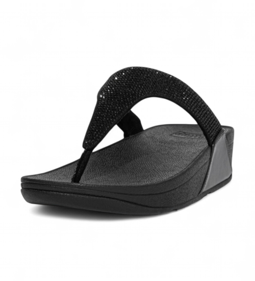 Fitflop Sandalias Lulu Crystal Negro