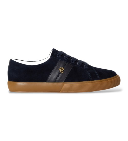 Lauren Ralph Lauren Zapatillas Janson Ii De Ante Y Piel Marino