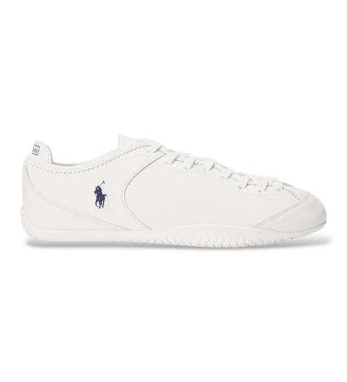 Comprar Polo Ralph Lauren Sapatilhas de pele com painéis brancos