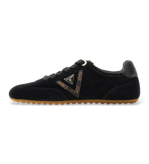 Guess Zapatillas De Piel Relli Negro