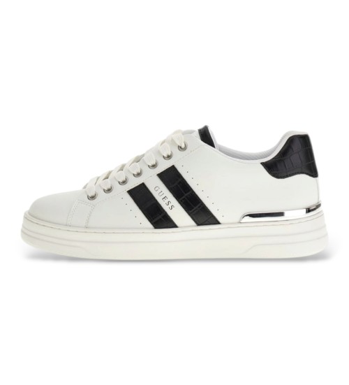 Guess Zapatillas De Piel Wycron Blanco