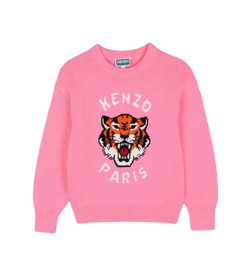 Comprar Kenzo Kids Jersey Tiger rosa
