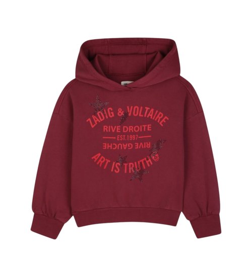 Buy Zadig & Voltaire Burgundy Hoodie