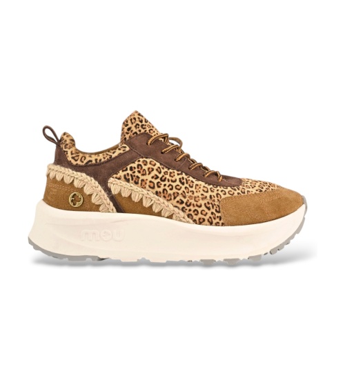 MOU Zapatillas De Piel Speed Eskimo Marrón