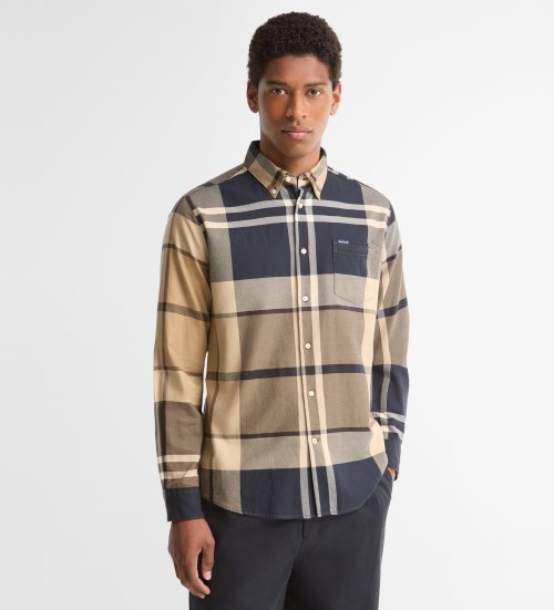 Barbour Dunoon Tartan Tailored Hemd beige