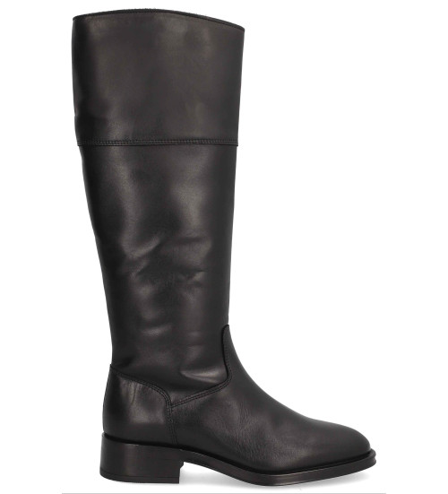 ALPE Botas De Piel Couture Negro