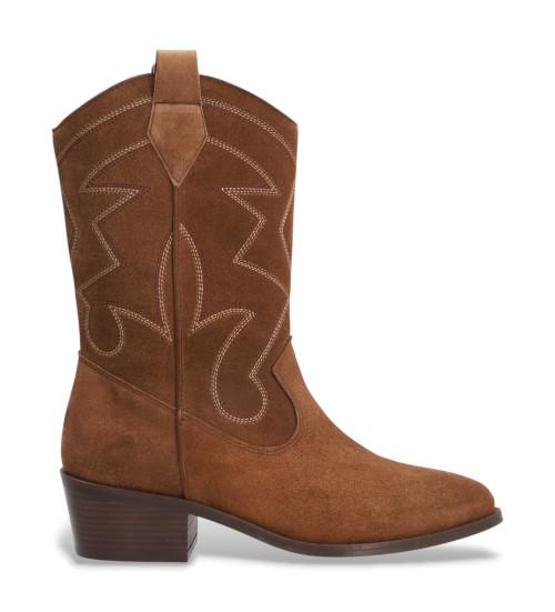 ALPE Botas De Piel Queens Marrón