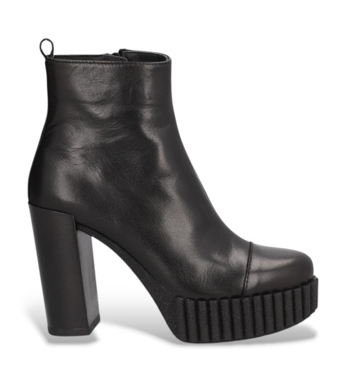 ALPE Botines De Piel Andrea Negro