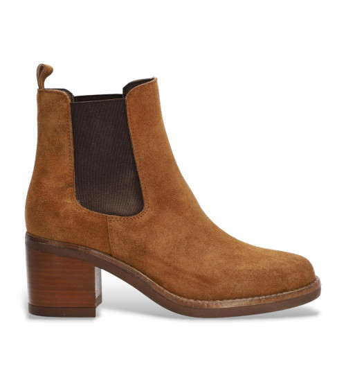 ALPE Botines De Piel Dakota Marrón