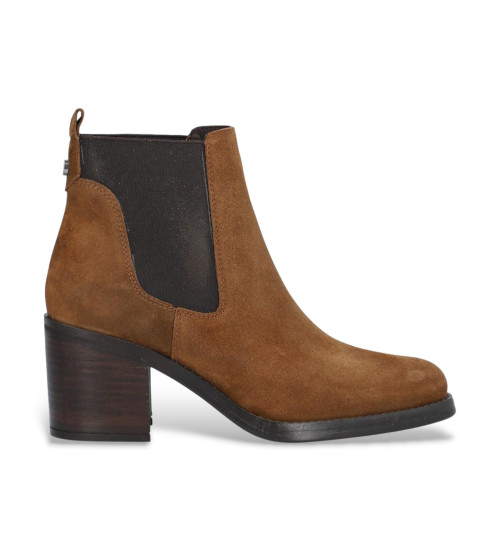 ALPE Botines De Piel Leyna Marrón