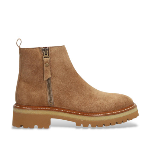 ALPE Botines De Piel Nordic Marrón