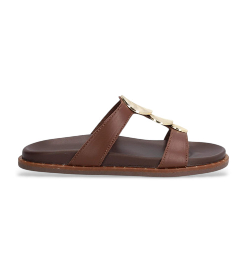 ALPE Sandalias De Piel Isabella Marrón