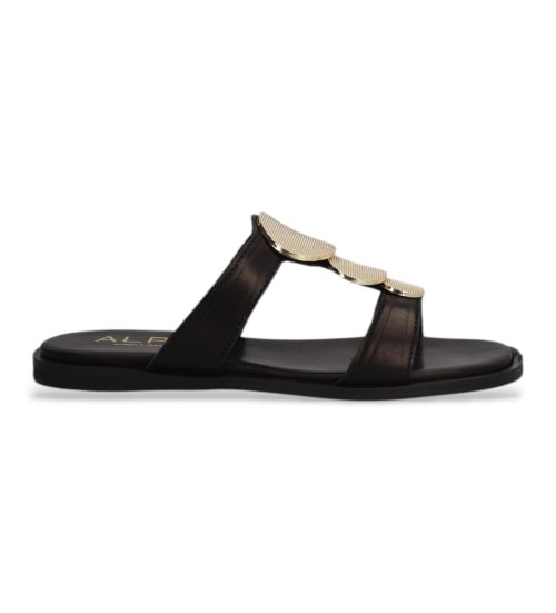 ALPE Sandalias De Piel Sheila 17 Negro