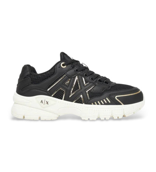A|x Armani Exchange Zapatillas Logotipo Negro