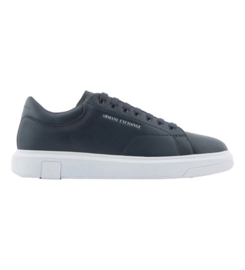 A|x Armani Exchange Zapatillas De Piel Action Marino