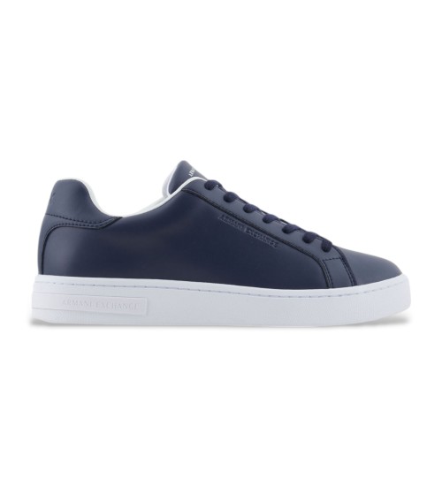 A|x Armani Exchange Zapatillas De Piel Marino