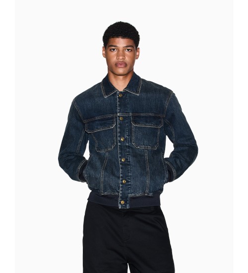 Buy Armani Exchange Navy denim jacket