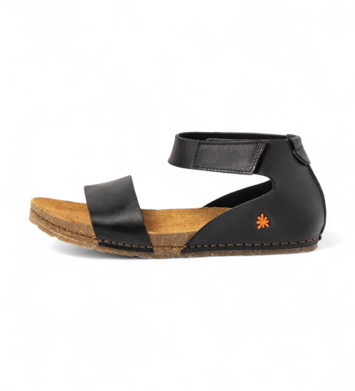 ART Sandalias De Piel 0382 Creta Negro