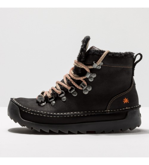 ART Botines De Piel 0615 Pleasant Black/ Skyline