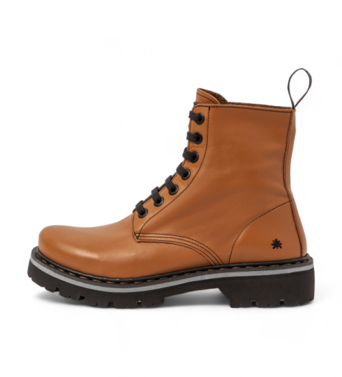 ART Botines De Piel 1166 Marina Marrón
