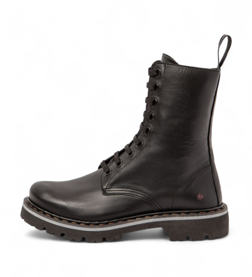 ART Botines De Piel 1167 Marina Negro