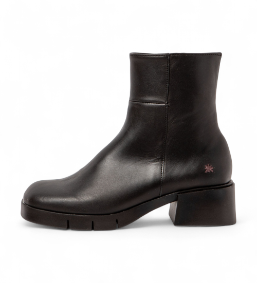 ART Botines De Piel 1284 Varsovia Negro