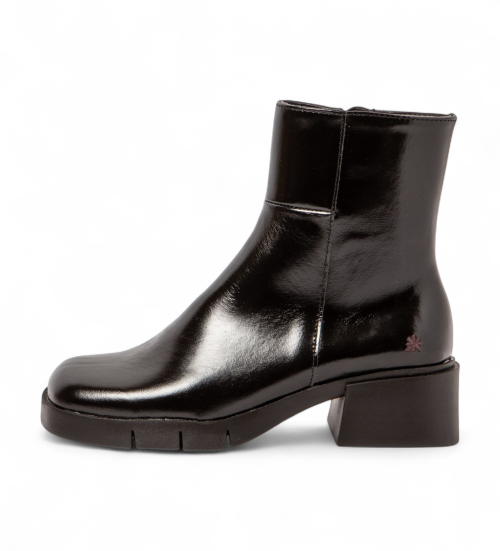 ART Botines De Piel 1284 Varsovia Negro