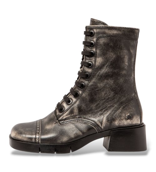 ART Botines De Piel 1287 Varsovia Negro