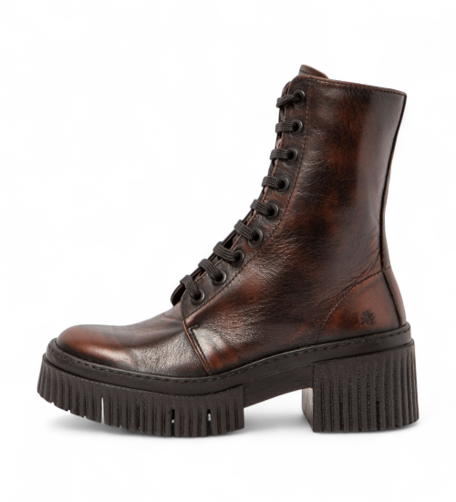 ART Botines De Piel 1375 Asport Marrón