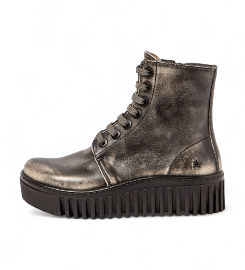 ART Botines De Piel 1517 Brighton Gris