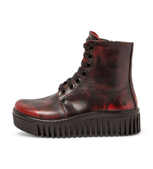 ART Botines De Piel 1517 Brighton Burdeos