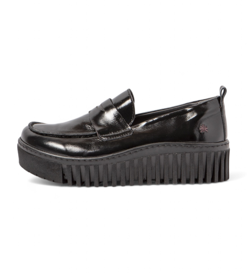 ART Mocasines De Piel 1530 Negro