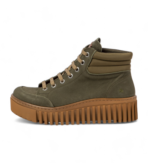 ART Botines De Piel 1532 Verde