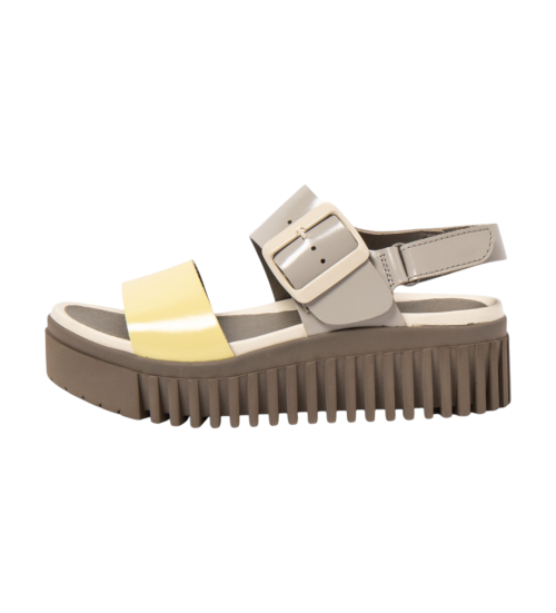 ART Sandalias De Piel 1578 Brighton Gris