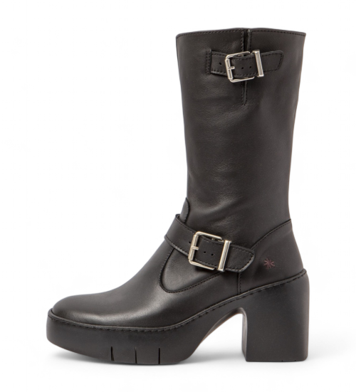 ART Botas De Piel 1657 Negro