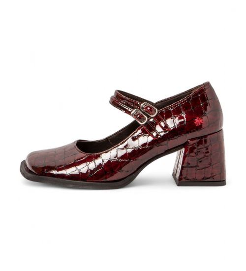 ART Zapatos De Piel 1704 Verona Burdeos